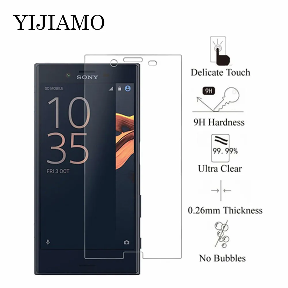 

2.5D Protective Glass On For Sony Xperia xa1 xa2 Ultra Screen Protector For Sony xz z5 Compact Xz1 Plua Xz 1 XA 2 Tempered Film