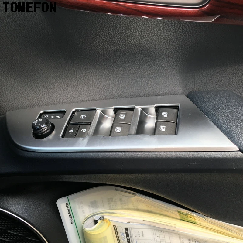 Матовый стеклоподъемник для правой руки Toyota Prius XW50 2016 2017|Лепнина интерьера| |