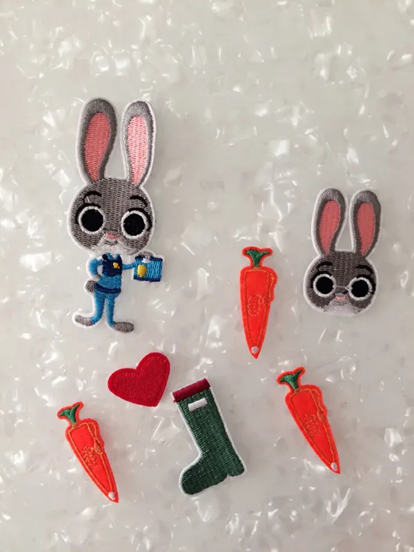 Zootopia Nick and Judy Cartoon stickers Iron on Cloth Patches - Buyers Show 10