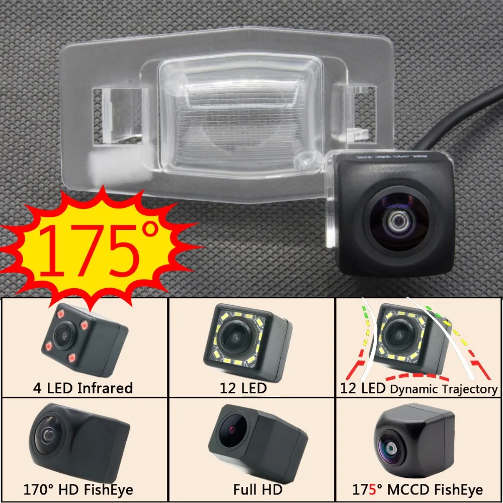 

175 Degree 1080P Fisheye Car Reverse Rear View Camera For Mazda 323 MX5 Miata Family Allegro Tribute MPV Protege 5 Car Monitor