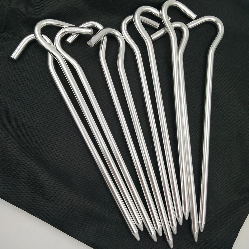 10pcs /Set 18cm Aluminiumlegierung Outdoor Camping Trip Zelt Hering Ground DE 10pcs /Set 18cm Aluminiumlegierung Outdoor Camping Trip Zelt Hering Ground DE