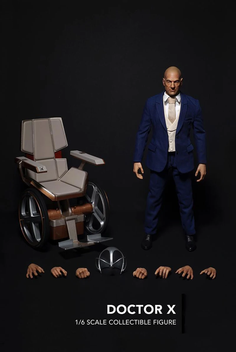 Коллекционный полный набор экшн-фигурок X-men 1/6, фигурка доктора X Charles Xavier Doctor X для поклонников, коллекционный подарок