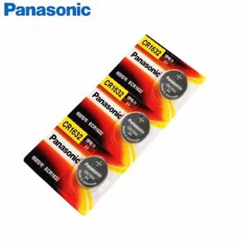 

100Pcs/lot PANASONIC CR1632 1632 DL1632 3V Lithium Batteries Cell Button Coin Battery