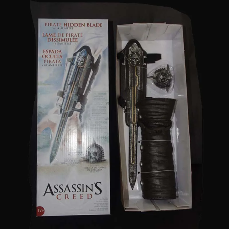 Assassin's Road Black Flag Hidden Blade Sleeve Sword Edward Cosplay Props Revolutionary Sleeve Arrow Blade Can Eject gifts Assassin's Road Black Flag Hidden Blade Sleeve Sword Edward Cosplay Props Revolutionary Sleeve Arrow Blade Can Eject gifts