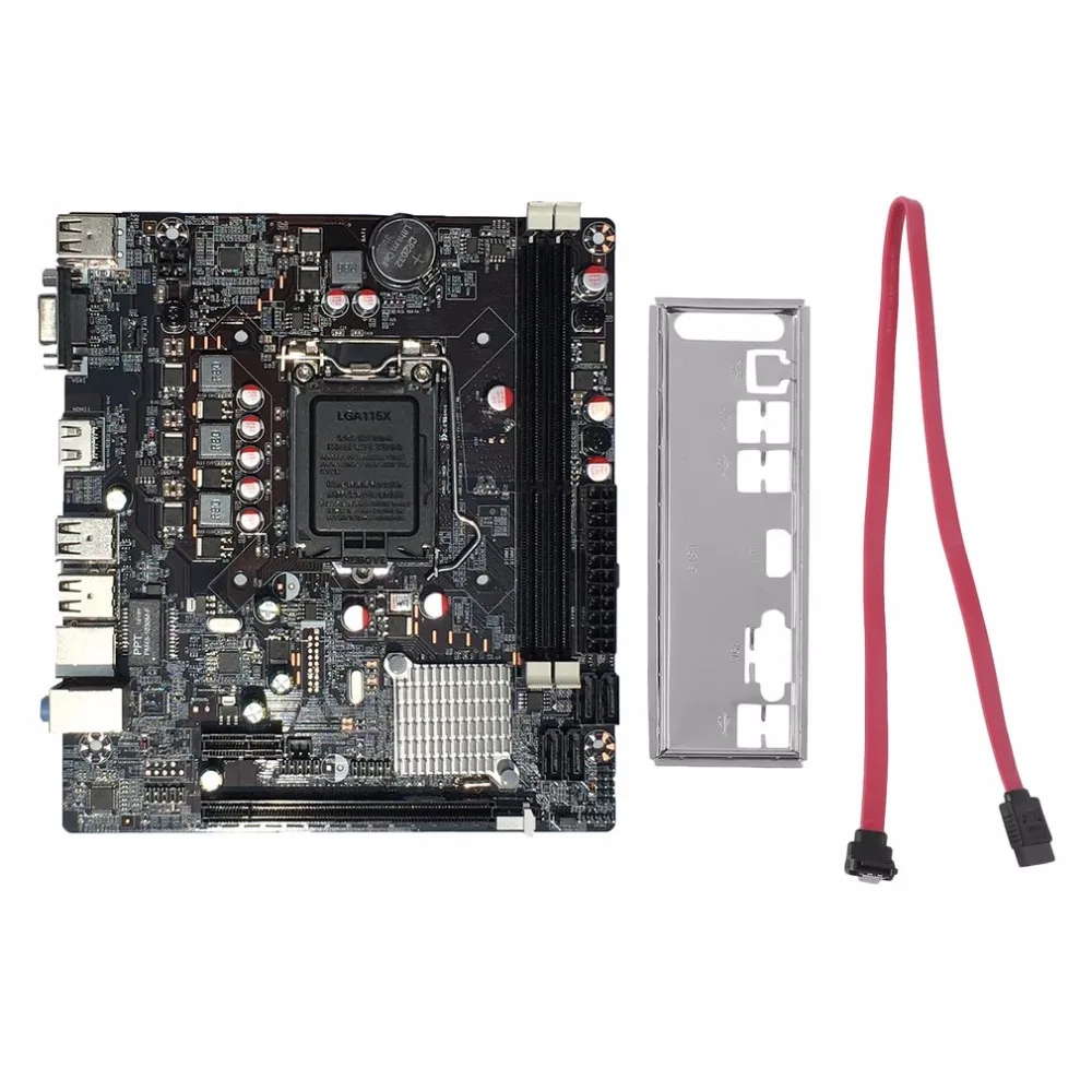Professionelle H61 Desktop Computer Mainboard Motherboard 1155 Pin CPU Interface Upgrade USB2.0 DDR3 1600 1333 Preise