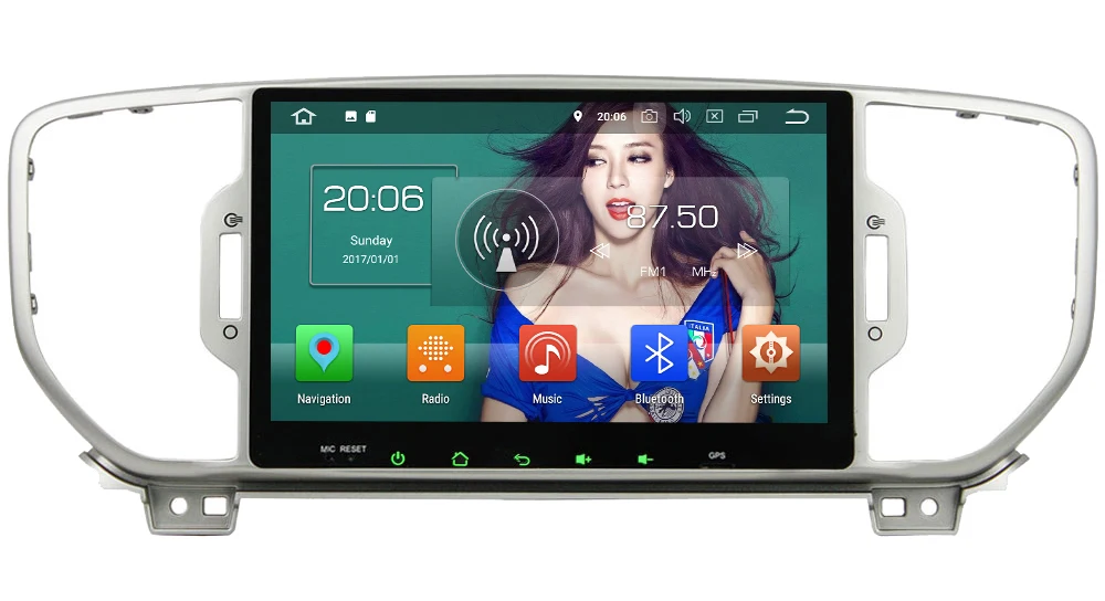 Top 9" IPS Octa Core 4G Wifi Android 8.1 4GB RAM 64GB ROM RDS Car DVD Multimedia Player Radio Stereo For Kia Sportage KX5 2016-2018 0