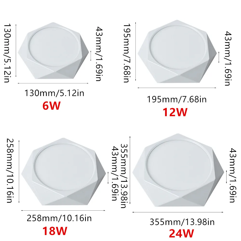 6 Вт 12 Вт 18 Вт 24 Вт светодиодный потолочный светильник современные декорации в помещении ультратонкий настенный потолочный светильник для спальни гостиной ванной комнаты