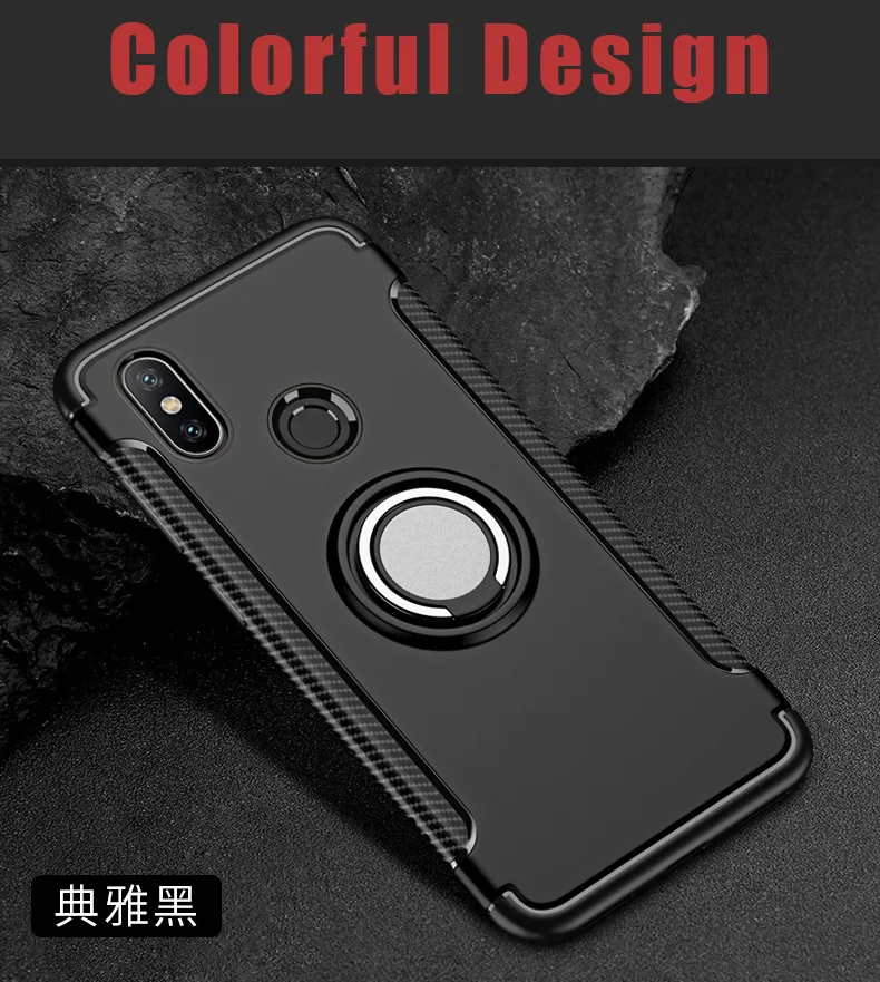 С автомобильным держателем противоударный защитный чехол для Xio mi Red mi Note 5 6 7 Pro Чехол для Xiaomi mi 9 SE mi 8 Lite A2 F1 на Red mi 5 Plus S2