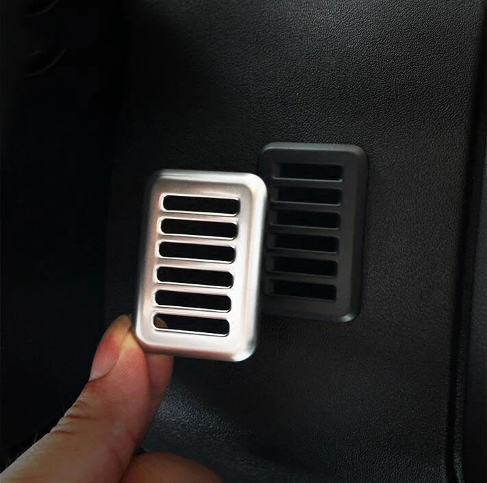 Chrome font b Interior b font Accessory Microphone Frame Cover Trim Stickers For Land Rover Discovery