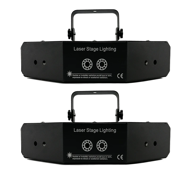 2 шт./лот светодиодный лазерный свет RGB/Strobe Light профессиональный DMX512 DJ
