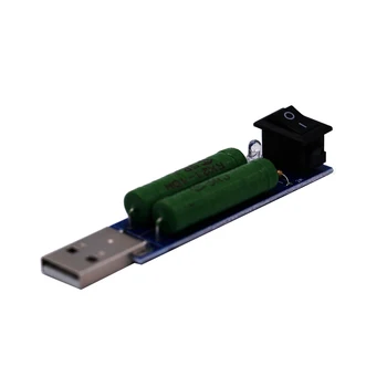 

100pcs/lot USB mobile power Charge Detection load Resistance meter current Aging Resistors module 2A 1A with swicth 20% off