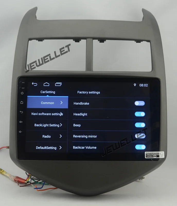 Top 9" Quad-core 1024*600 HD screen Android 8.1 Car GPS radio navigation for Chevrolet Aveo Sonic Holden Barina 2012-2016 9