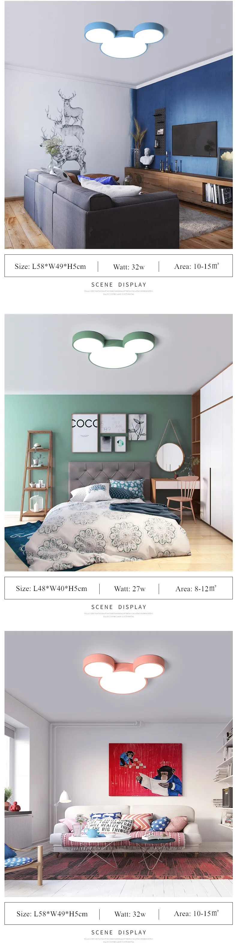 modern led chandelier ceiling lamp fixture 3