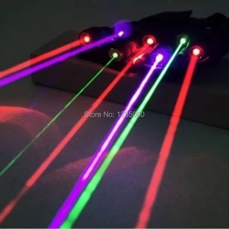 Разноцветные лазерные перчатки RGB для клуба сценического шоу дискотеки вечерние