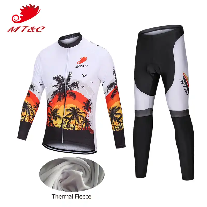 MT\u0026C Man Winter Cycling Jersey Set 