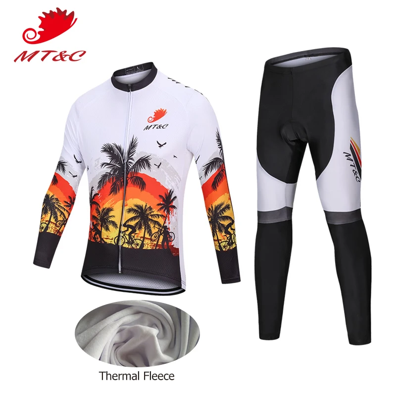 MT C Man Winter font b Cycling b font font b Jersey b font Set Coconut