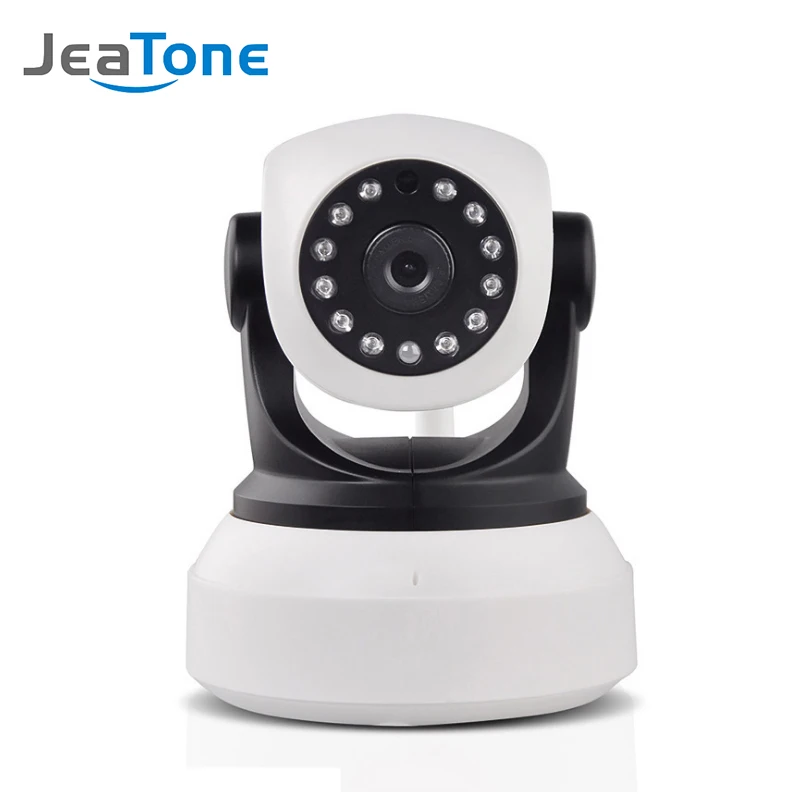 

JeaTone HD IP Camera WiFi Wireless Home Security Camera Surveillance Indoor Camera 720P Night Vision CCTV Camera Wi-Fi IP P2P