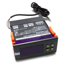 30-300 градусов Цельсия термостат Цельсия/Фаренгейт настраиваемый может установить низкий лимит и верхний лимит, время задержки старта установленное