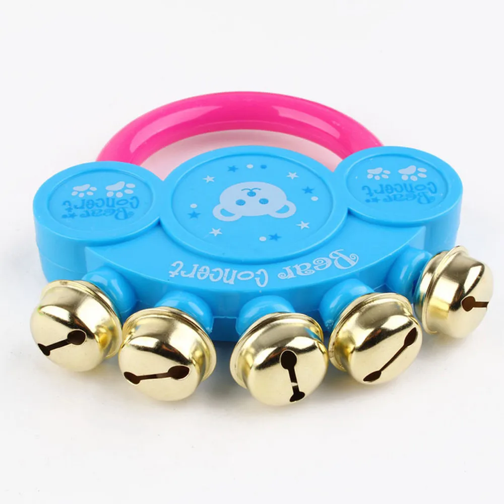 

kids Toy Handbell Rattle Baby Kid Child Early Educational plastic Musical Instrument Rhythm Beats Shaking Jingle Bell Tool Toy