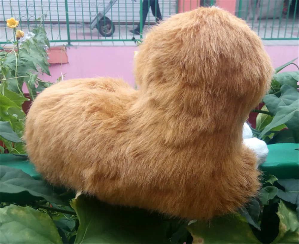 Fancytrader Simulation Animals Fox Dog Bunny Toy Made of Polyethylene and Furs Realistic Mini Doll Decoration Props 15cm4