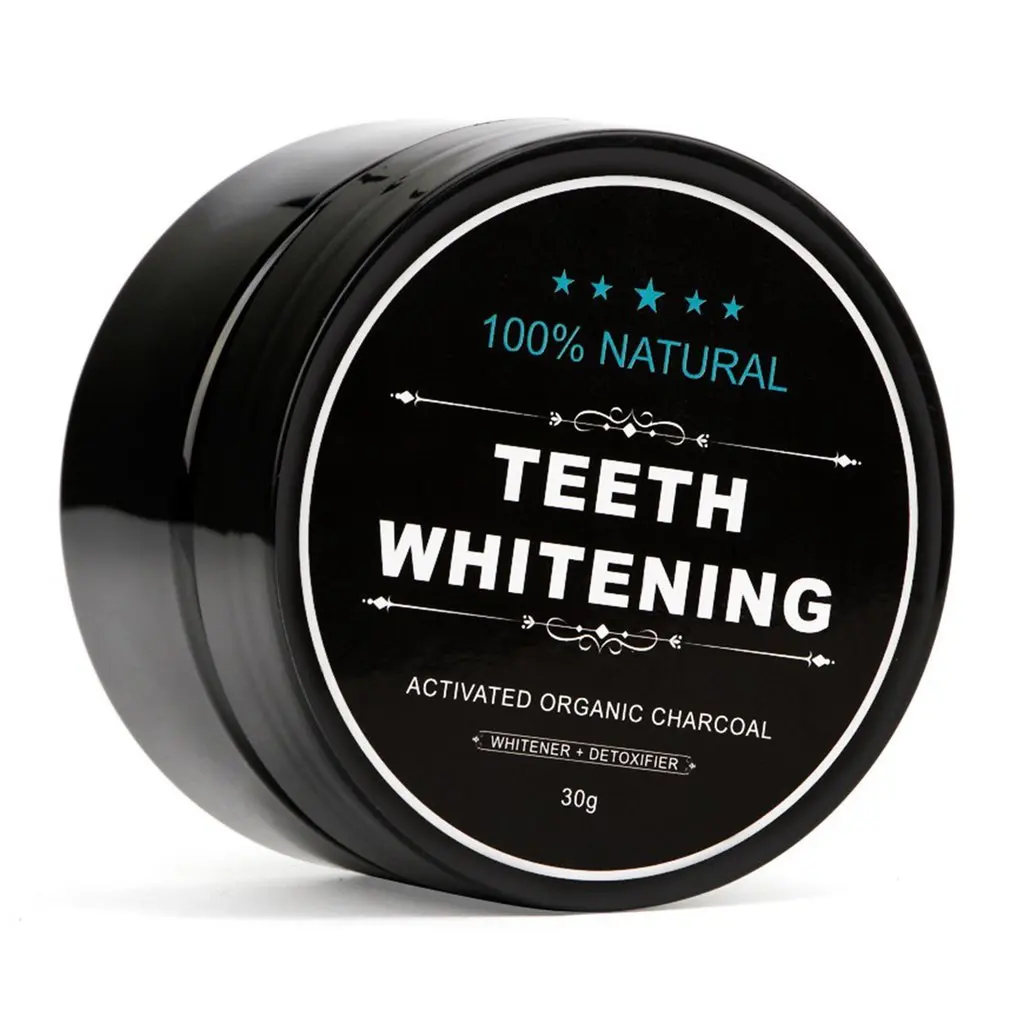 

30g 100% Natural Teeth Whitening Whitener Activated Organic Charcoal Powder Polish Teeth Clean Strengthen Teeth Care New Hot