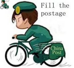 

Fill the postage