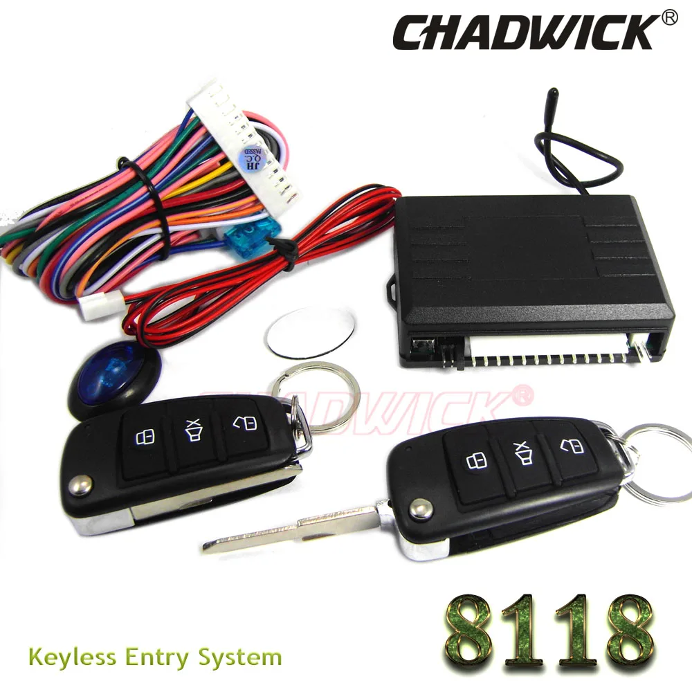 Us 24 92 10 Off Flip Key Remote Keyless Entry System For Toyota Car 12v Central Lock Locking System With Led Indicator Chadwick 8118 Car Alarm In