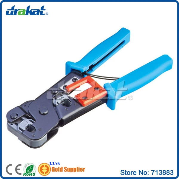 Telephone RJ11 RJ12 6P4P Pin Terminal Crimping Tool