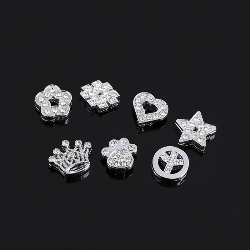 

Pet Collar DIY Accessories Free Combination Rhinestone Accessories Flower Type Digital Random Match Bling Bright And Unique