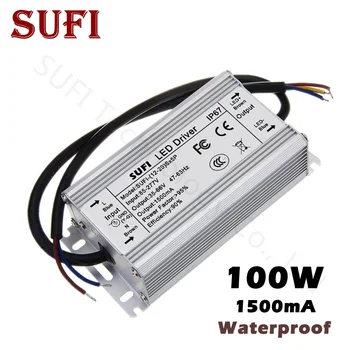 

100W LED Driver Transformer AC85-277V to DC35-66V 1500mA 12-20Sx5P Switch Power Supply Outdoor Waterproof For Flood light Bulb