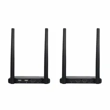 100m Wireless HDMI 1.4 Video Audio Transmitter Receiver KVM Over Wireless Extender With 20~60KHz IR, USB & Loop Out Transmission