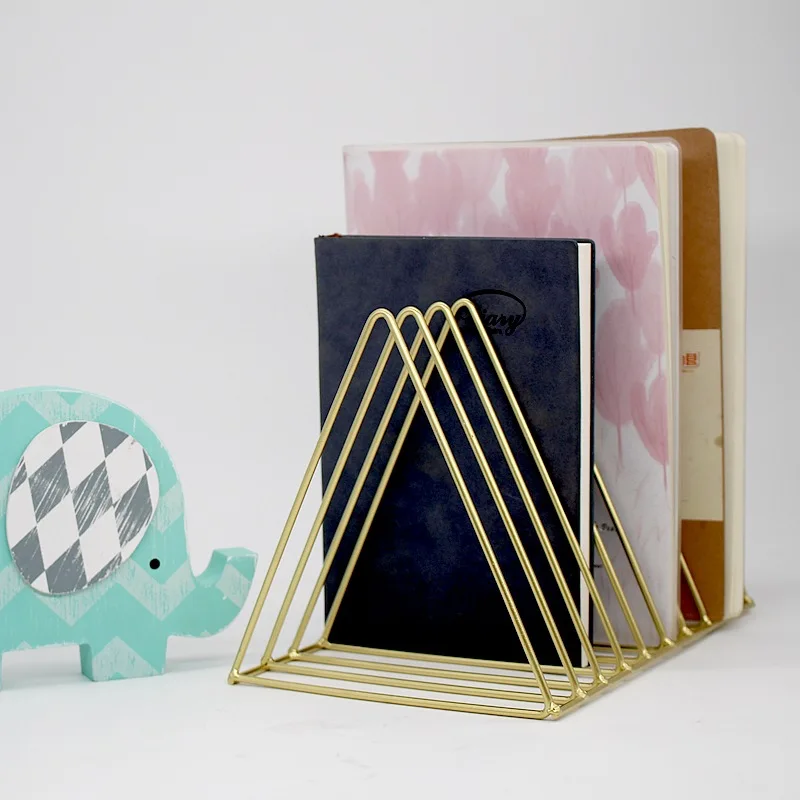 حامل صحف كتاب حامل الحديد الهندسة رف الكلاسيكية مجلة المنظم مكتب منظم قرطاسية كتاب تخزين الرف