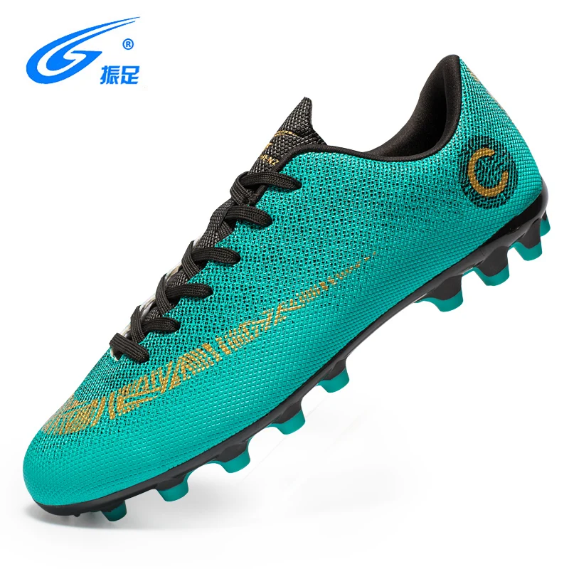 

Man Soccer Shoes AG Child Football Shoes Outdoor Sport Sneaker For Teenager Men Gold Soccer Boots Training Athletics Shoes 32-45