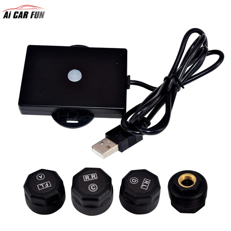 

Tire Pressure Monitoring System Large-size Screen Monitors Car TPMS USB Connecting Android DVD/MP5 Android TPMS receiver