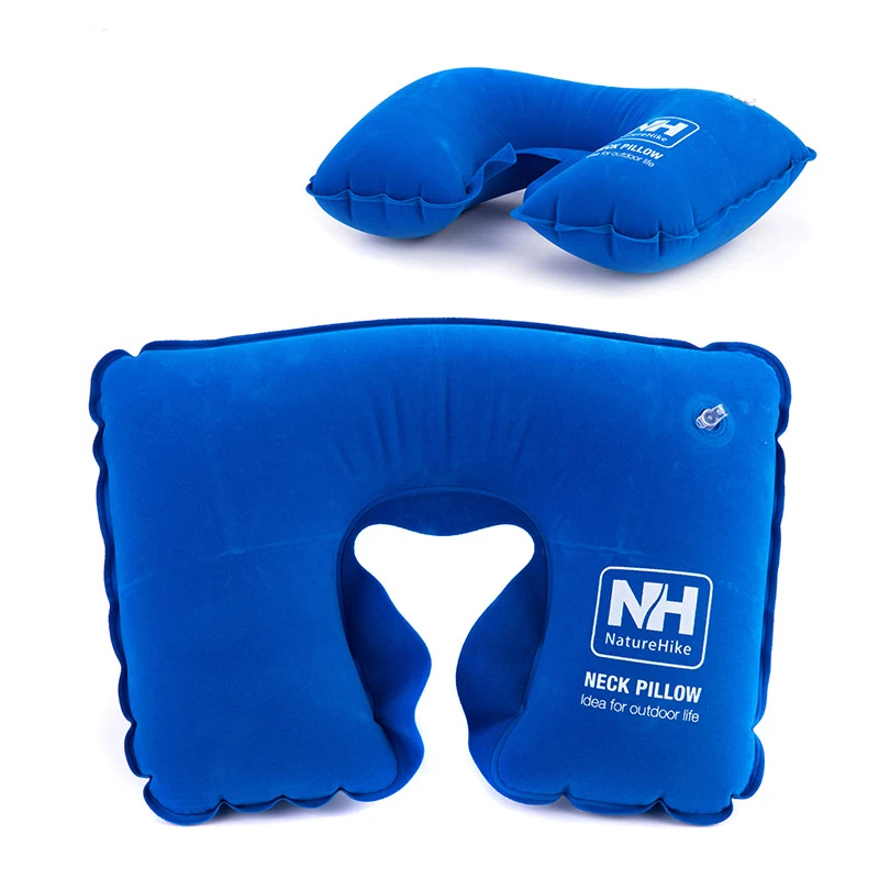 Inflatable U Pillow Portable Air Neck Pillow Travel Air Cushion Camp