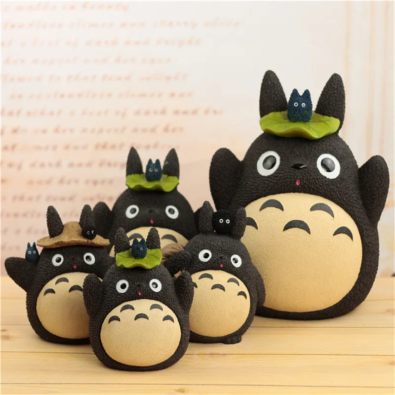 

Large Size Totoro Piggy Bank Resin Totoro Creative Money Box Artware Figurines Japanese Style Coin Box 1 Piece Free Shipping