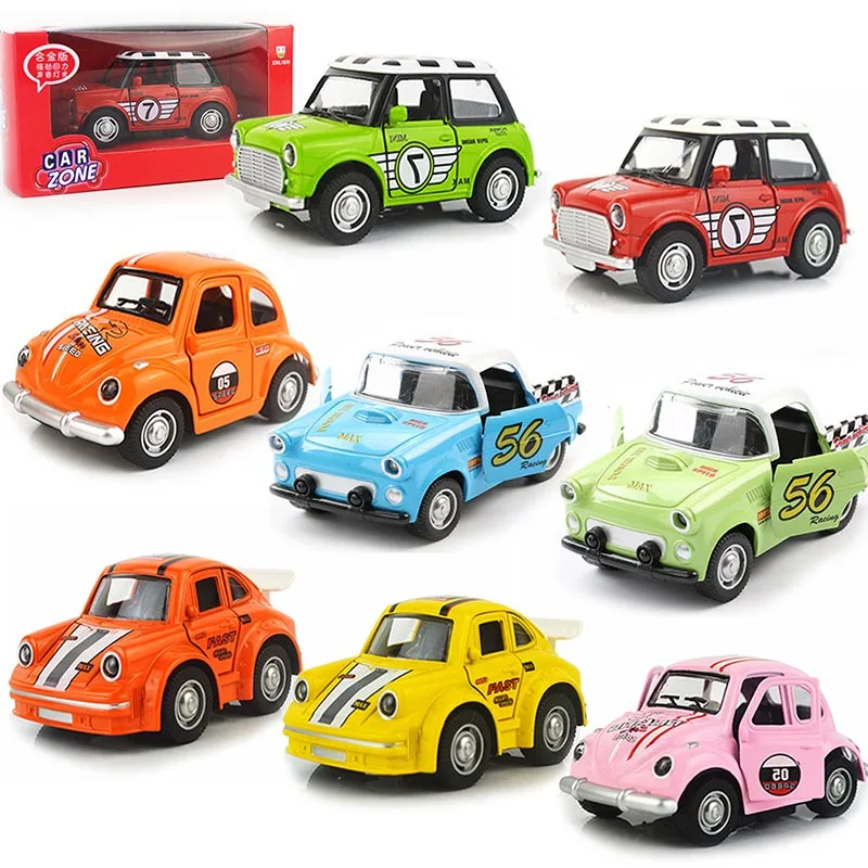 

Mini pull back alloy car model miniature sports car beetle children's toys