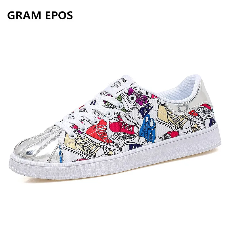 

GRAM EPOS Male New Shoes Big Size 46 Camouflage Unisex Shoes Slipony Men Shoes Height Increase Male Comfort Footwear Moccasins
