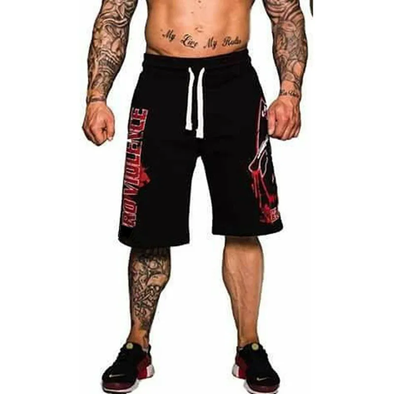 

Sports Shorts Men's Black Quick Dry Fitness Running Shorts Breathable Basketball Workout Jogging Gym Shorts