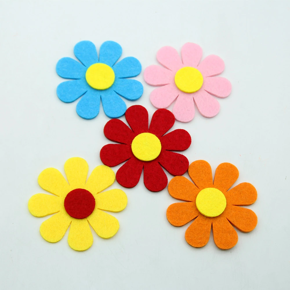 フェルトのカラフルな花の形をしたステッカー 子供部屋 幼稚園の部屋 壁の装飾 パズル ゲーム 縫製 工芸品 5個 フェルト Aliexpress フェルトのカラフルな花の形をしたステッカー 子供部屋 幼稚園の部屋 壁の装飾 パズル ゲーム 縫製 工芸品 5個 フェルト Aliexpress
