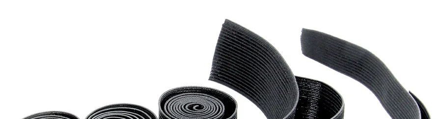 Alileader 1M Long Wig Elastic Band Elastic Bands Knit Band Waist Band Elastic For Wig& Extension Nylon Sewing Accessories Black