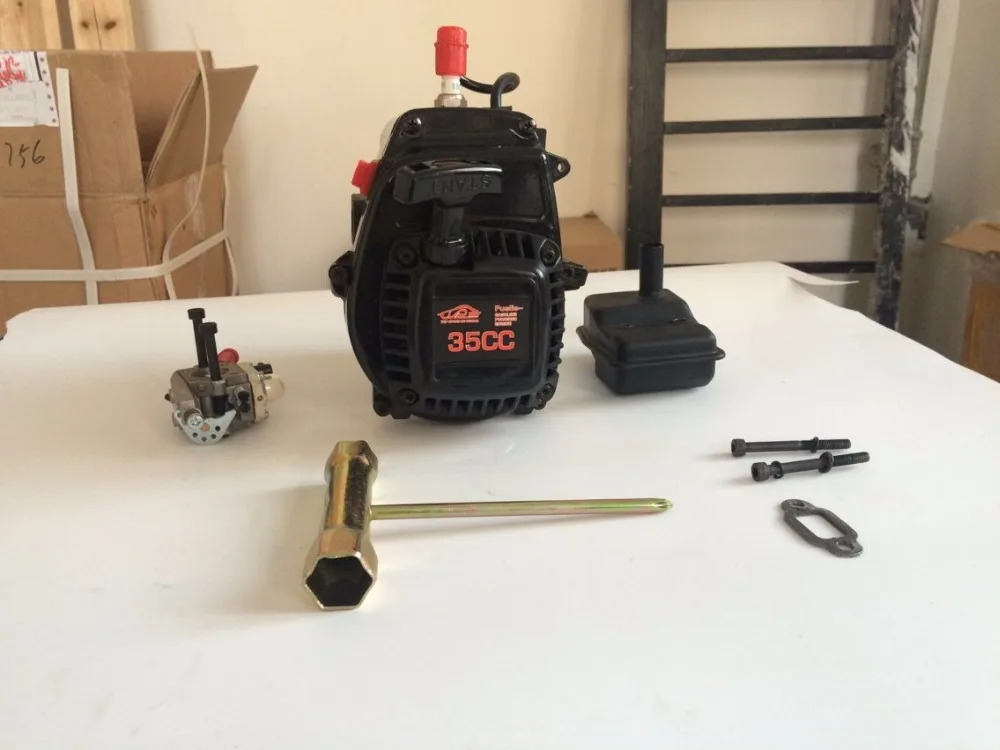 35cc 4 bolt Engine with 997 Carburetor For 1/5 HPI BAJA FG FS Rovan King Motor Losi 5ive T rc car parts 35cc 4 bolt Engine with 997 Carburetor For 1/5 HPI BAJA FG FS Rovan King Motor Losi 5ive T rc car parts