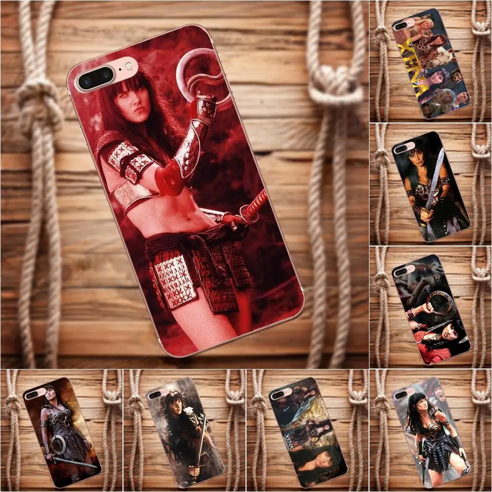 

Vvcqod Soft TPU Print Phone Xena Warrior Princess For Apple iPhone X 4 4S 5 5C 5S SE 6 6S 7 8 Plus For Moto G G2 G3