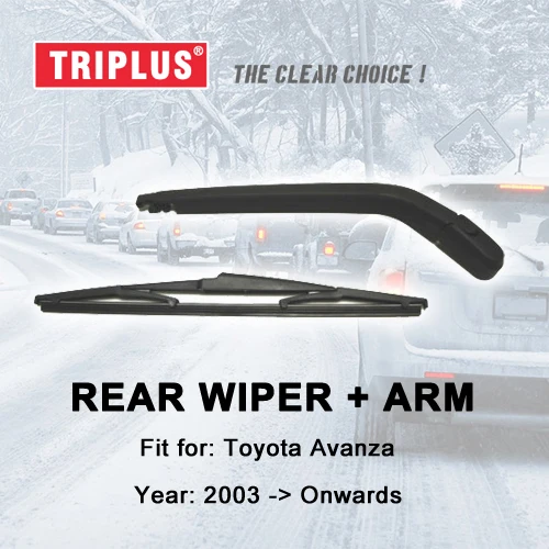 

Rear Wiper Arm with Blade for Toyota Avanza (2003-Onwards) 1pc 14" 350mm,Rear Wiper Arm & Rear Wiper Blades