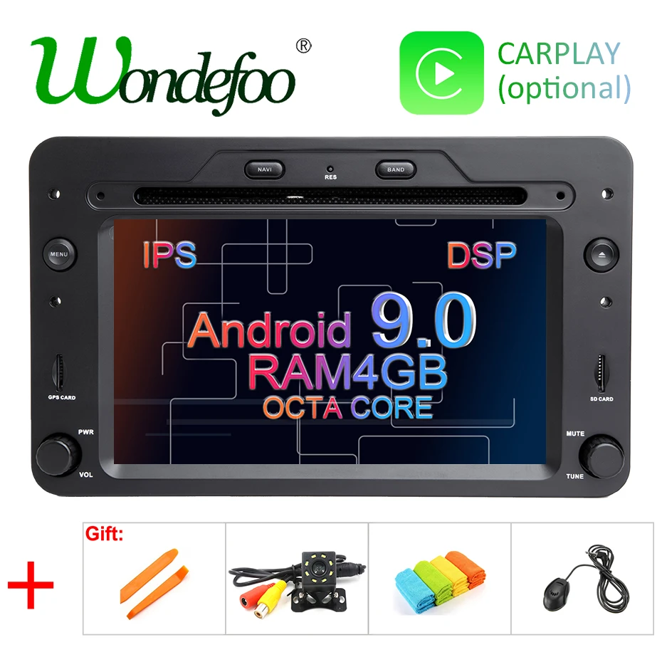 

DSP 4G 64G Android 9.0 Car DVD GPS For Alfa Romeo Spider Alfa Romeo 159 Brera 159 Sportwagon RADIO stereo auto navigation