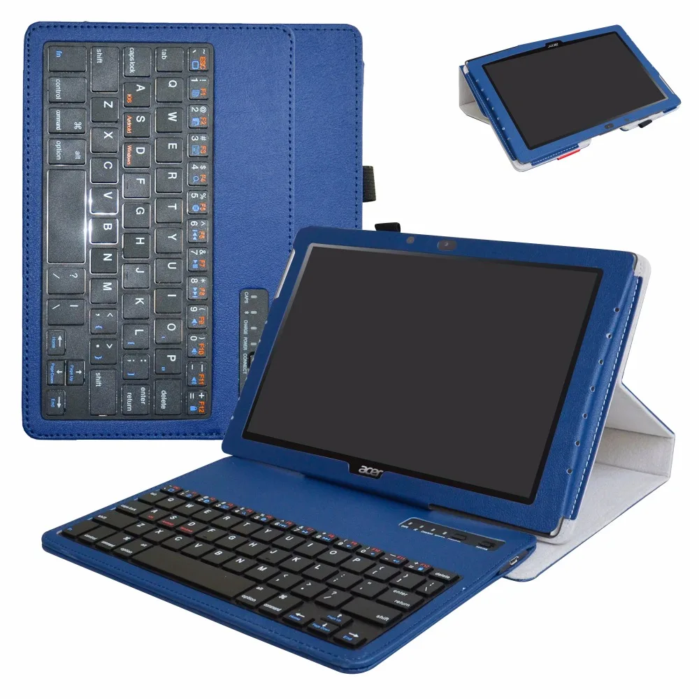 2 в 1 съемный чехол с Bluetooth клавиатурой для планшета Acer Iconia One 10 (B3 A40) дюймов|bluetooth