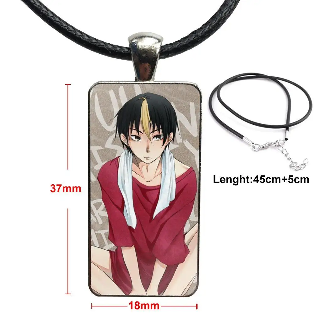 Karasuno High nissinoya Yuu Haikyuu ювелирные изделия со стальным покрытием стеклянный кабошон