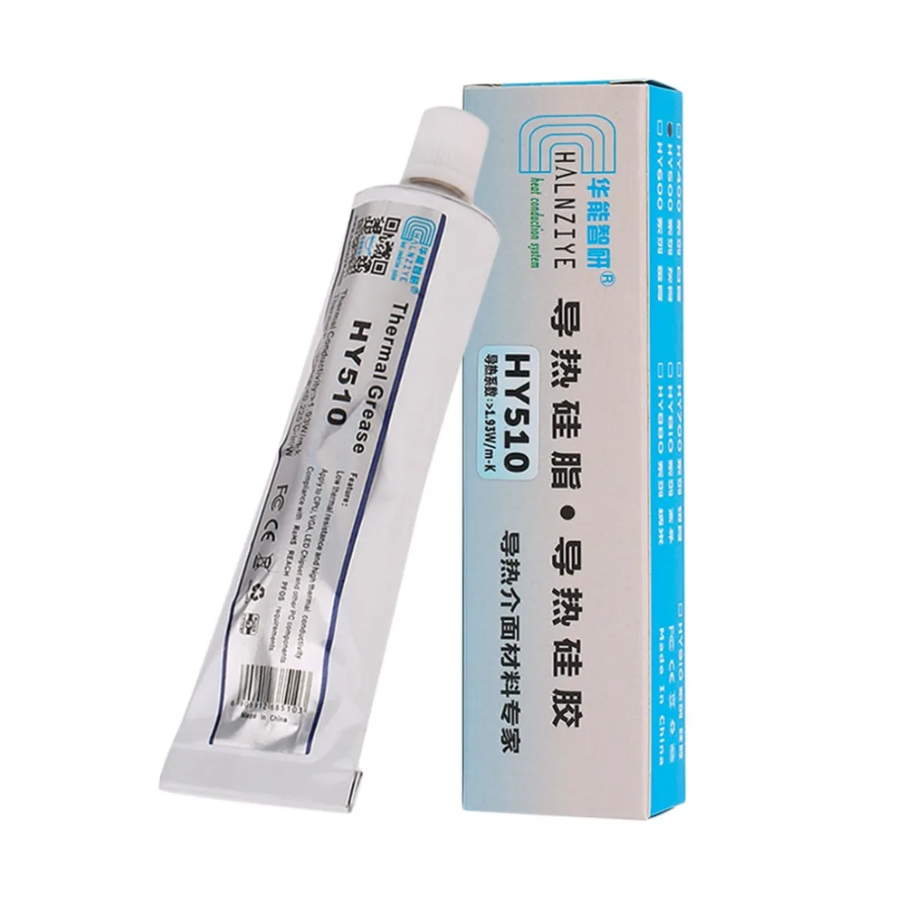 Thermal Compound Thermal Paste Large Needle HY510-ST100 Apply to CPU VGA LED Chipset & PC Components Conductive Plaster Sink Thermal Compound Thermal Paste Large Needle HY510-ST100 Apply to CPU VGA LED Chipset & PC Components Conductive Plaster Sink