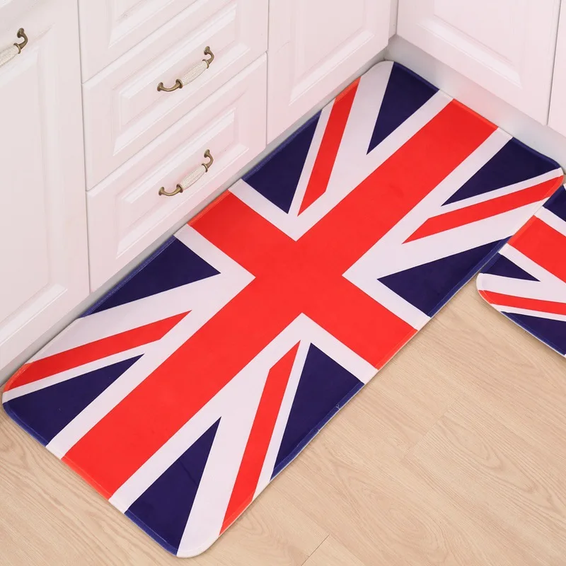 Zeegle ковры для гостиной, ванной комнаты, коврики, Нескользящие коврики, коврики для прихожей, впитывающие кухонные коврики, прикроватные коврики - Цвет: Flag
