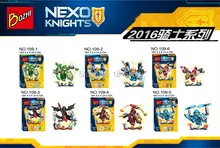 Cool Nexu Knights Super Heros Plastic Toys Building Bricks Sets Kids Educational Toys DIY Blocks Compatible